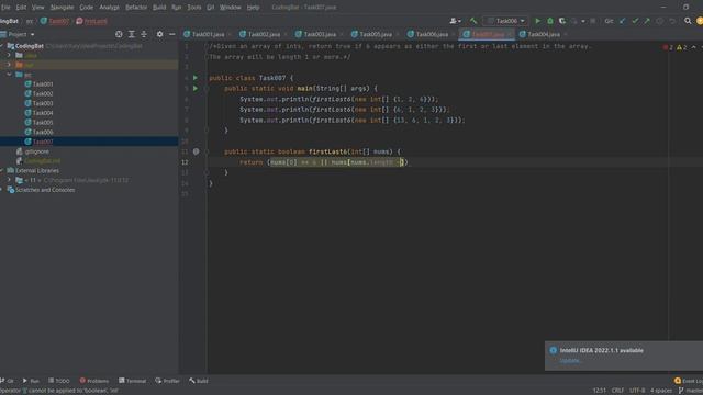 CodingBat007 java смотреть онлайн