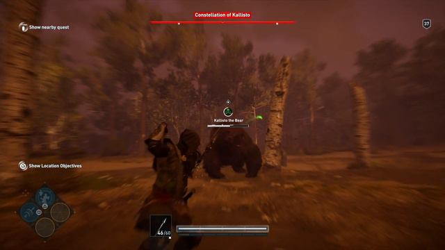 Assassin's creed odyssey Kallisto king bear fight Одиссея Каллисто медведь смотреть онлайн