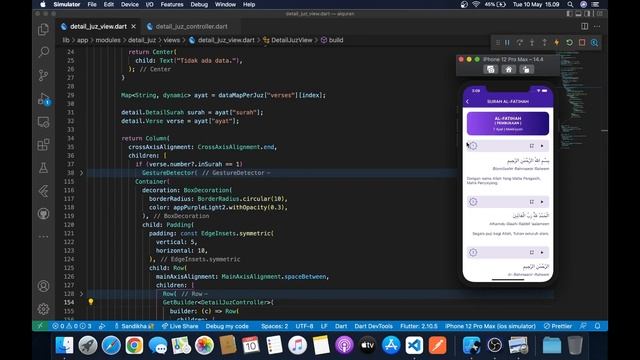 STUDY CASE FLUTTER ALQURAN APPS - 25 Play Detail Juz смотреть онлайн
