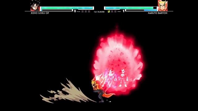 Xeno Goku V3 OP (all form) (New) VS Naruto Baryon V3.2 OP in Mugen смотреть онлайн
