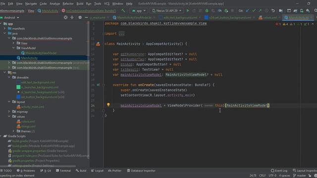 Kotlin MVVM Example With Live Data смотреть онлайн