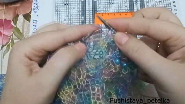 МК Шаль "Кодама"/Обучающее видео для начинающих/Вязание спицами/ с 85 по 106 ряд/часть 5 смотреть онлайн