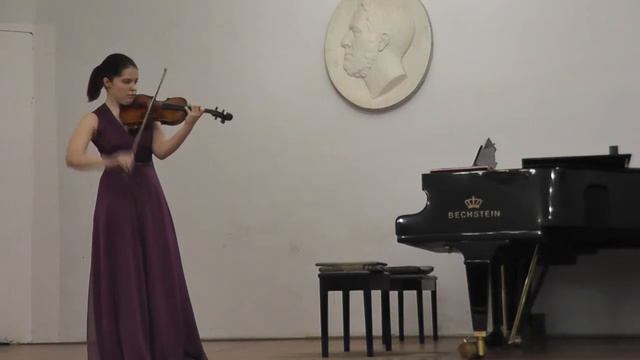 Изаи - Соната для скрипки соло №2 IVчасть (Н.Драница) смотреть онлайн