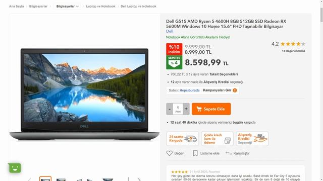 Bu laptop kaçmaz !! Dell G515 Oyun, mimarlık ve mühendislik için ideal fırsat!!! смотреть онлайн