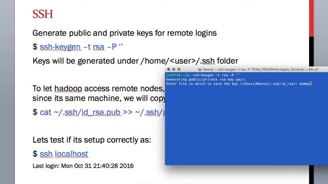 2.6 ElasticSearch Training - Check and Enable SSH Settings For Hadoop Setup on your machine смотреть онлайн