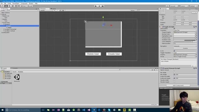 Unity 5.3 Tutorial #1 - Scrollable list using ScrollView and toggle Part1 смотреть онлайн