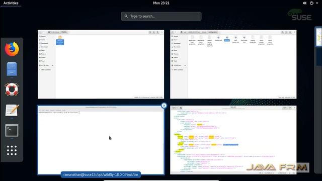WildFly 18 Installation on Suse Linux Enterprise Desktop 15 and start/stop servers in domain mode смотреть онлайн