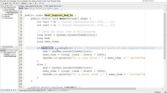 Logical Operators in Java Part 5 смотреть онлайн
