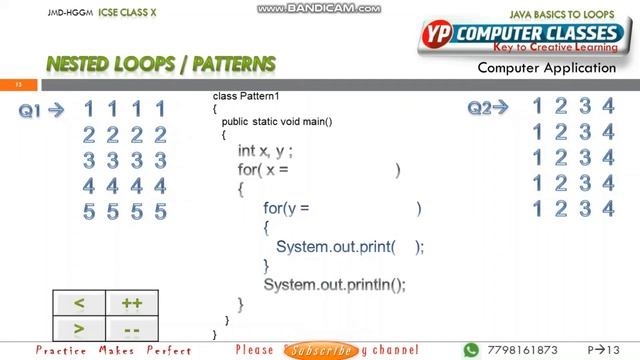 Lec 1 || Java Pattern Programs | Nested for Loop | How to Solve Patterns in Java with simple Tricks смотреть онлайн