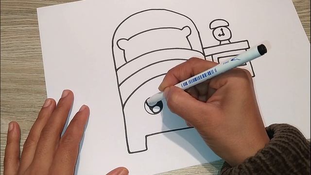 رسم للاطفال/سرير كيوت/ رسم غرفة النوم للأطفال/رسم سهل /رسم كيوت/تعليم الرسم للاطفال/رسم وتلوين смотреть онлайн