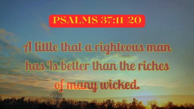 BOOK OF PSALMS DAILY DEVOTIONAL PSALMS 37:11-20 #dailydevotional #devotional #psalms #psalm #psalm3