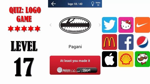 Quiz: Logo Game Level 17 - All Answers - Walkthrough ( By Lemmings at work ) смотреть онлайн