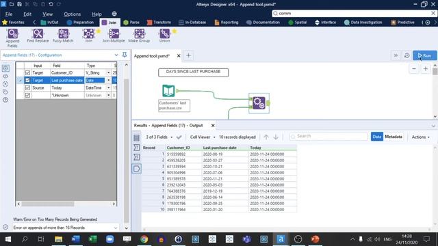 How to in Alteryx in 5 mins: Use the Append Tool to Create a Cartesian Join смотреть онлайн