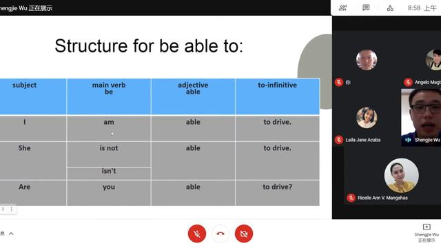 Can Could （be）able to | Speaker： WU SHENGJIE смотреть онлайн