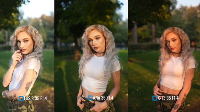 Sony A7iii vs Canon EOS R vs Fujifilm X-T3 (Backlight Portraits) w/ @illmindofapril смотреть онлайн