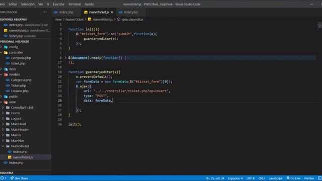 Sistema Gestión de Tickets HelpDesk con PHP, Mysql y JS - MVC - Parte 17 смотреть онлайн