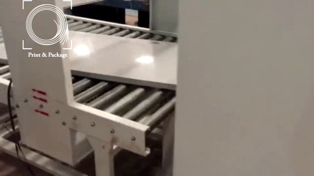 Термоусадочная линия по упаковке дверей на базе машины 6030AF и термоусадочного конвейера 15040 смотреть онлайн