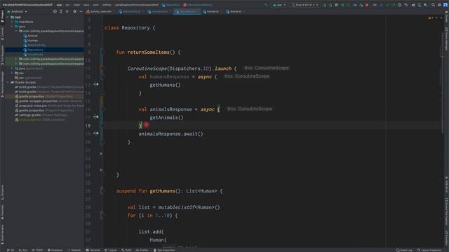 Parallel API calls using kotlin coroutines having different return types смотреть онлайн