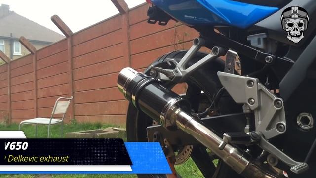 Suzuki SV650 Best Full 12 Exhaust Sound HoleshotLaserGPRAkrapovicStock ExhaustSC Project