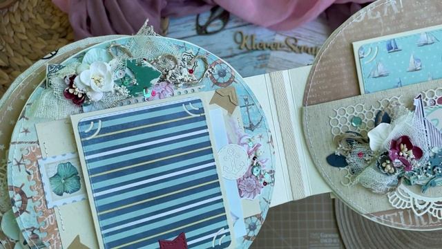 Скрапбукинг: МОРСКОЙ альбом - обзор смотреть онлайн