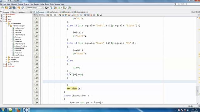 Snake Game In Java Applet NetBeans Parrt 6 In Tamil смотреть онлайн