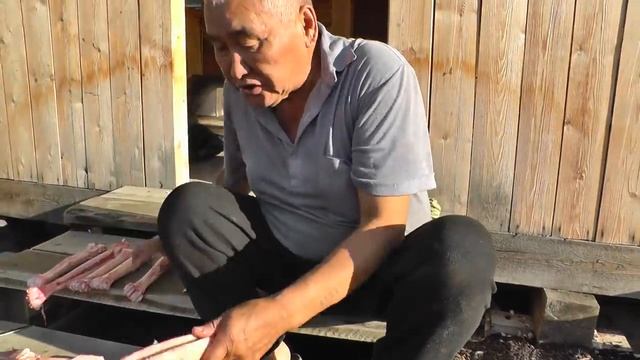 Костный мозг с ног оленя (самый вкусный деликатес). смотреть онлайн