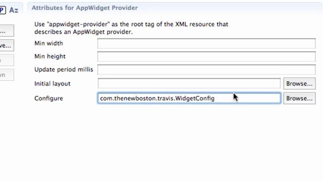 Android Application Development Tutorial - 161 - Setting up Widget Configuration Activity смотреть онлайн