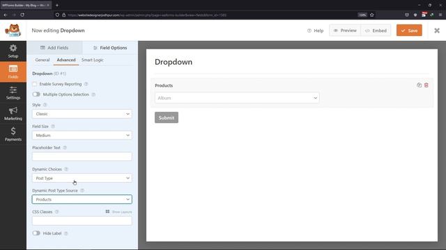 How To Set Dynamic Field Choices In WPForms | WordPress Tutorial смотреть онлайн