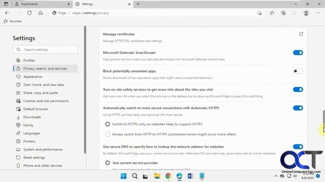 Enable Secure HTTPS Only Connections in Google Chrome and Microsoft Edge смотреть онлайн