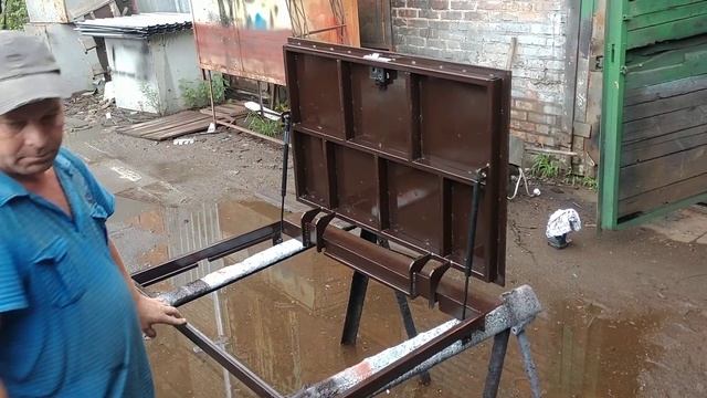 Люк невидимка - газовые амортизаторы, "Броневик" Днепр. смотреть онлайн