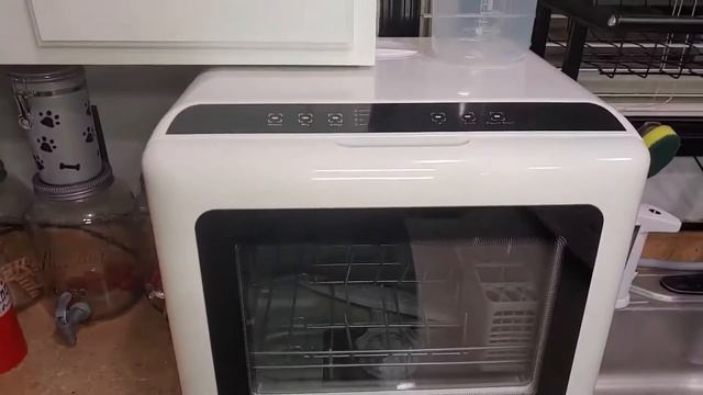 COSTWAY Portable Countertop Dishwasher Review & Instructions | COSTWAY Portable Dishwasher Test смотреть онлайн