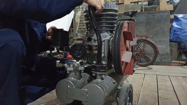 СО-7Б Ремонт компрессора. Часть 5. Автоматика на советский компрессор. смотреть онлайн