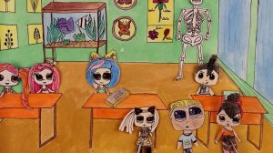 Куклы лол и большое путешествие  / Бумажные куклы лол своими руками