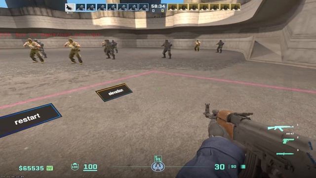 (WORKSHOP LINK ⬇️) aim_botz in Counter-Strike 2 (cs2_aim v2) смотреть онлайн
