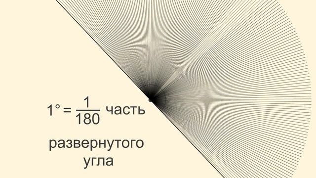 Развернутый угол и угол в 1° смотреть онлайн