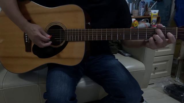 Fender CD-60S NAT solid top acoustic guitar sound demo смотреть онлайн