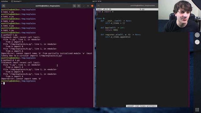 typing: dealing with import cycles (beginner - intermediate) anthony explains #214 смотреть онлайн