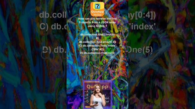 NoSql How can you retrieve the first 5 objects from a JSON array using NoSQL смотреть онлайн