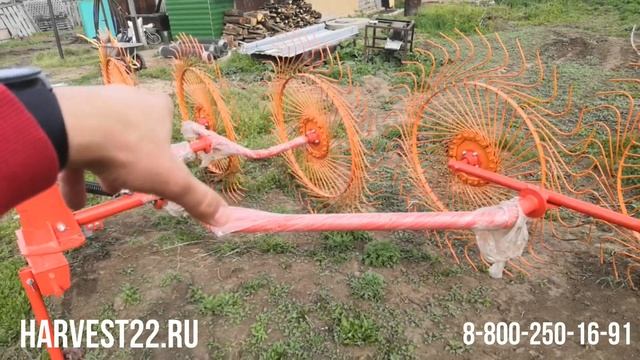 Обзор навесных граблей ХАРВЕСТ смотреть онлайн