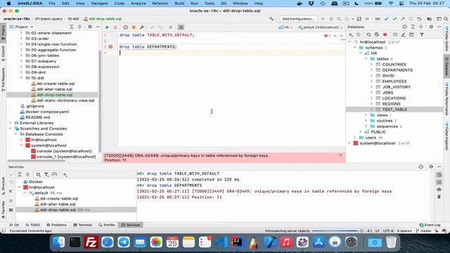 #13. d - Drop Table (DDL) | BELAJAR RDBMS ORACLE 18C смотреть онлайн