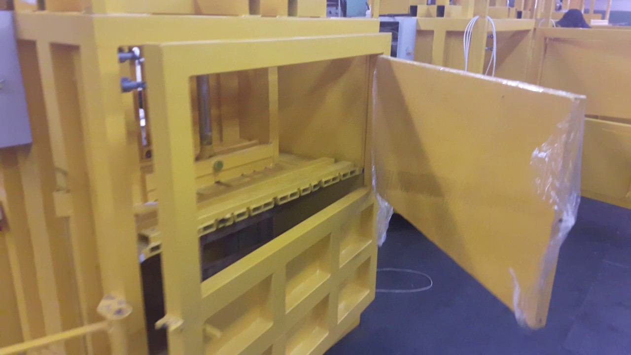 ПРЕСС ГИДРАВЛИЧЕСКИЙ ДЛЯ КАРТОНА, МАКУЛАТУРЫ, ТБО ЛАККК смотреть онлайн