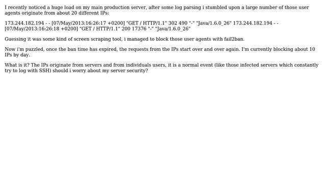 DevOps & SysAdmins: Strange java user agent in access.log (2 Solutions!!) смотреть онлайн