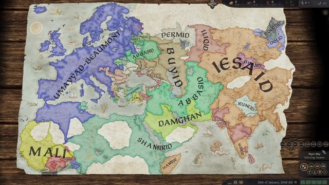 Crusader kings 3: Royal Court Timelapse смотреть онлайн
