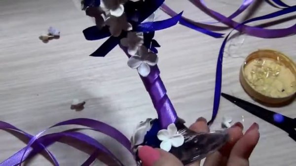 Декорируем бокалы цветами из полимерной глины FIMO МАСТЕР КЛАСС