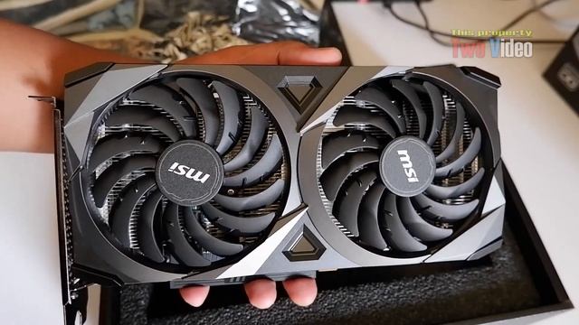 MSI RTX 3050 Ventus 2X Unboxing 2022 смотреть онлайн