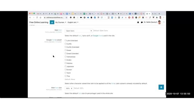 How to Change the Font on Moodle смотреть онлайн