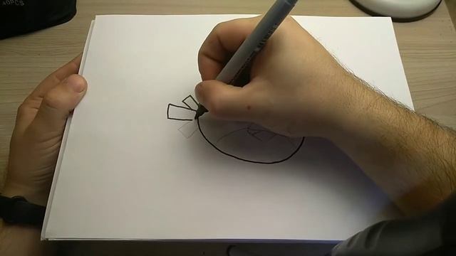 Как нарисовать Красного из Злые Птицы/how to draw red from angry birds смотреть онлайн