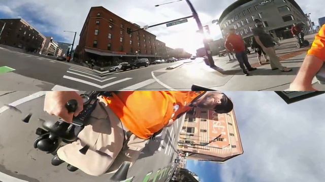VR 360 2nd Taunting of Segway Tour |Power Wheelchair vs Segways #360Video смотреть онлайн