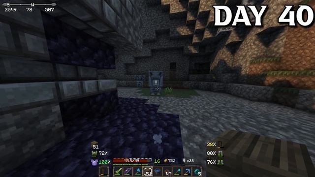 I survived 100 days in Medieval RPG Minecraft AGAIN.. Here's what happened смотреть онлайн