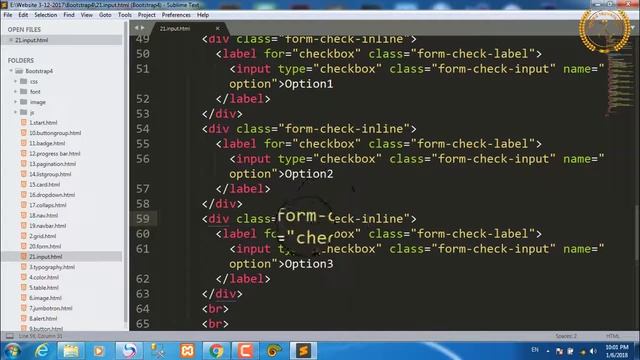 Qhia website bootstrap4 input part21 смотреть онлайн